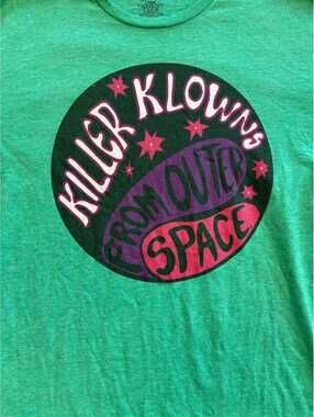 Killer Klowns From Outer Space Poster T Shirt Size L VGC